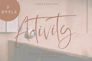 Activity Font: A Bold Handwritten Typeface for Craft Creators