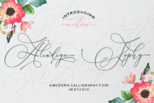 Alindiya Sophy: A Script Font for Editorial Elegance