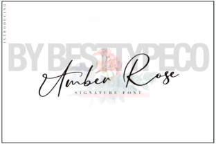 Amber Rose Font: A Script That Elevates Your Craft Projects