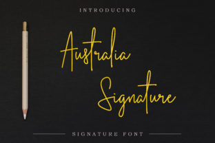 Australia Font: A Bold Handwritten Typeface for Digital Design