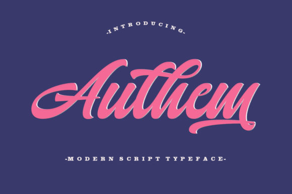 Authem Font Review: A Bold Script for Vintage-Inspired Branding