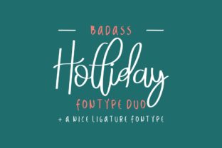 Badass Holliday Duo: A Holiday Font That Works on the Web