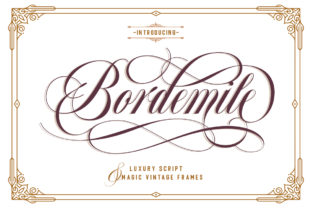 Bordemile: A Luxurious Script Typeface That Elevates Brand Visuals