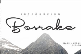 Bosrake: A Handwritten Typeface for Sophisticated Web Design