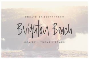 Brighton Beach Font: A Feel-Good Script for Craft Projects
