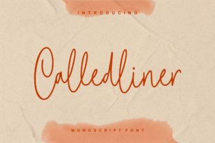 Calledliner: A Sweet Script Font for Authentic Campaign Design