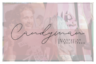 Candyman Font: A Bold Script for Digital Branding