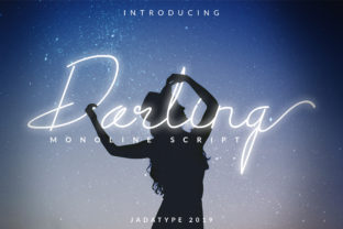 Darling Font: A Bold Handwritten Typeface for Web Design