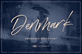 Denmark Font: A Bold Script for Editorial Design