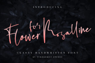 Flower for Rosalline Font: A Romantic Typeface for Digital Design