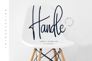 Handle Font: A Handwritten Typeface for Digital Designers