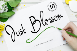 Just Blossom Font Review: A Sweet Script for Creative Branding