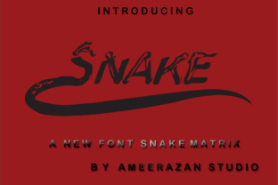Metrix Snake: A Handwritten Font for Memorable Marketing