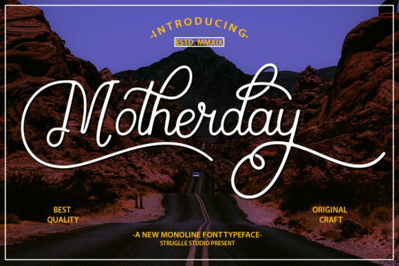 Motherday Font Review: A Fresh Script for Authentic Branding