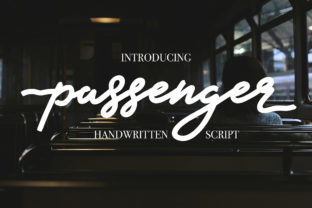 Passenger Font: A Bold Handwritten Typeface for Craft Projects