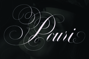 Pouri Font – A Romantic Script for Strong Web Typography