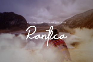 Rantca Font: A Sweet Handwritten Typeface for Digital Design