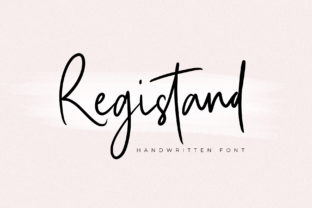 Registand Font: A Script Amp for Authentic Editorial Design
