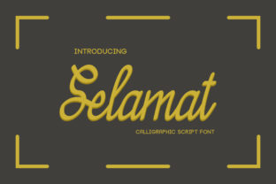 Selamat Font Review: A Luxurious Script for Creative Branding