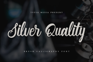Silver Quality: A Beautiful Script Font for Editorial Design
