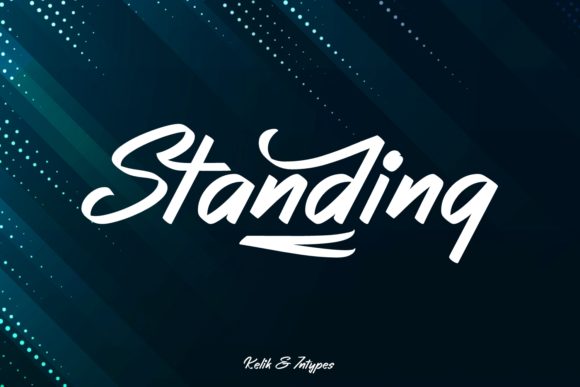 Standing Font: A Bold Script for Building Brand Confidence