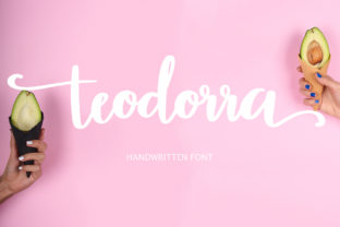 Teodorra Font: A Handwritten Typeface for Editorial Elegance