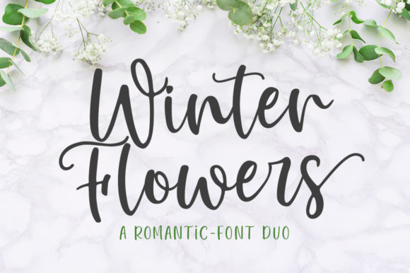 Winter Flowers Font: Elevate Your Brand’s Visual Appeal